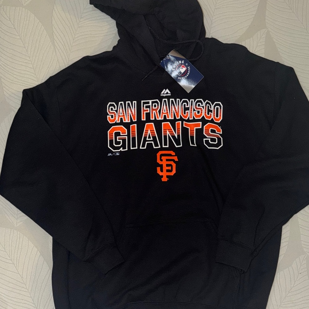 Majestic Black and Orange San Francisco Giants Hoodie
